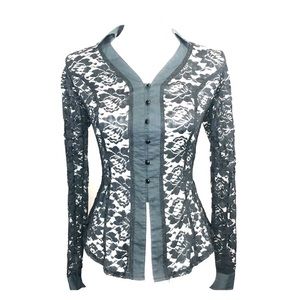 Black Venus Corset Lace Top